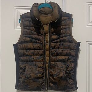 Reversible Camouflage Puffer Vest